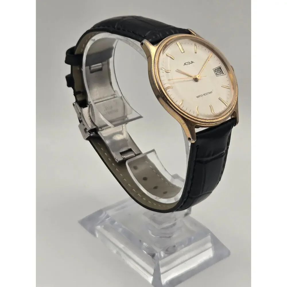 Vintage Acqua by Timex Manual Mechanical Date Watch 1989